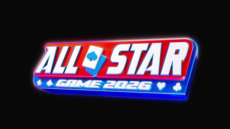 The All Star Game 2026 logotype in red, white and blue